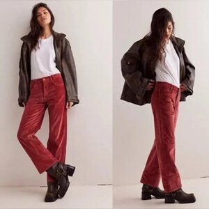 NEW! Free People Risk Taker Corduroy Cord Jeans Pants